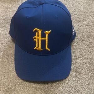 The Game Blue Hat with Gold Lettering